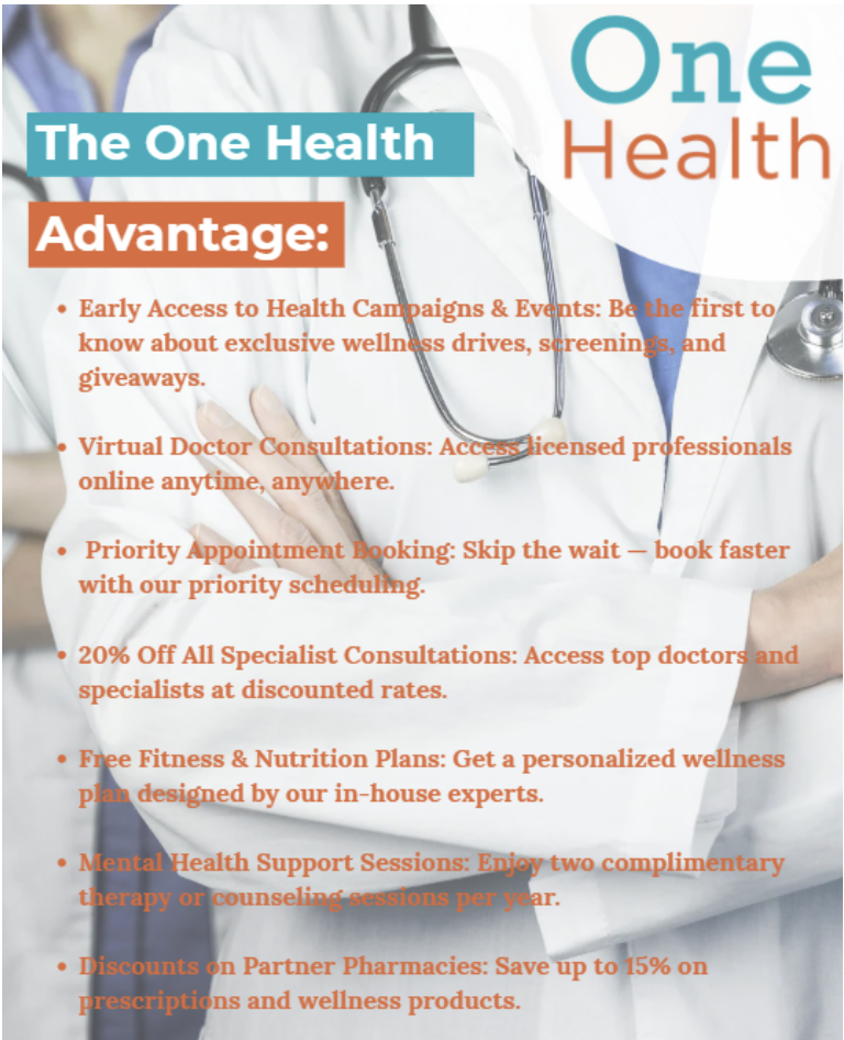 The One Health Advantage design